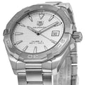  Shop Authentic Tag Heuer Aquaracer Automatic White Dial Silver Steel Strap Watch for Men - WAY2111.BA0928 - Luxxuri