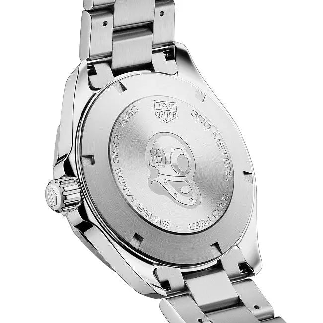  Shop Authentic Tag Heuer Aquaracer Automatic Black Dial Silver Steel Strap Watch for Men - WAY211A.BA0928 - Luxxuri