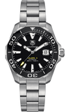  Shop Authentic Tag Heuer Aquaracer Automatic Black Dial Silver Steel Strap Watch for Men - WAY211A.BA0928 - Luxxuri