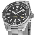  Shop Authentic Tag Heuer Aquaracer Automatic Black Dial Silver Steel Strap Watch for Men - WAY211A.BA0928 - Luxxuri