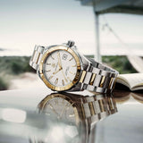  Shop Authentic Tag Heuer Aquaracer Automatic White Dial Two Tone Steel Strap Watch for Men - WAY2151.BD0912 - Luxxuri