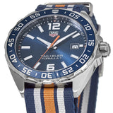  Shop Authentic Tag Heuer Formula 1 Quartz Blue Dial Two Tone NATO Strap Watch for Men - WAZ1010.FC8196 - Luxxuri