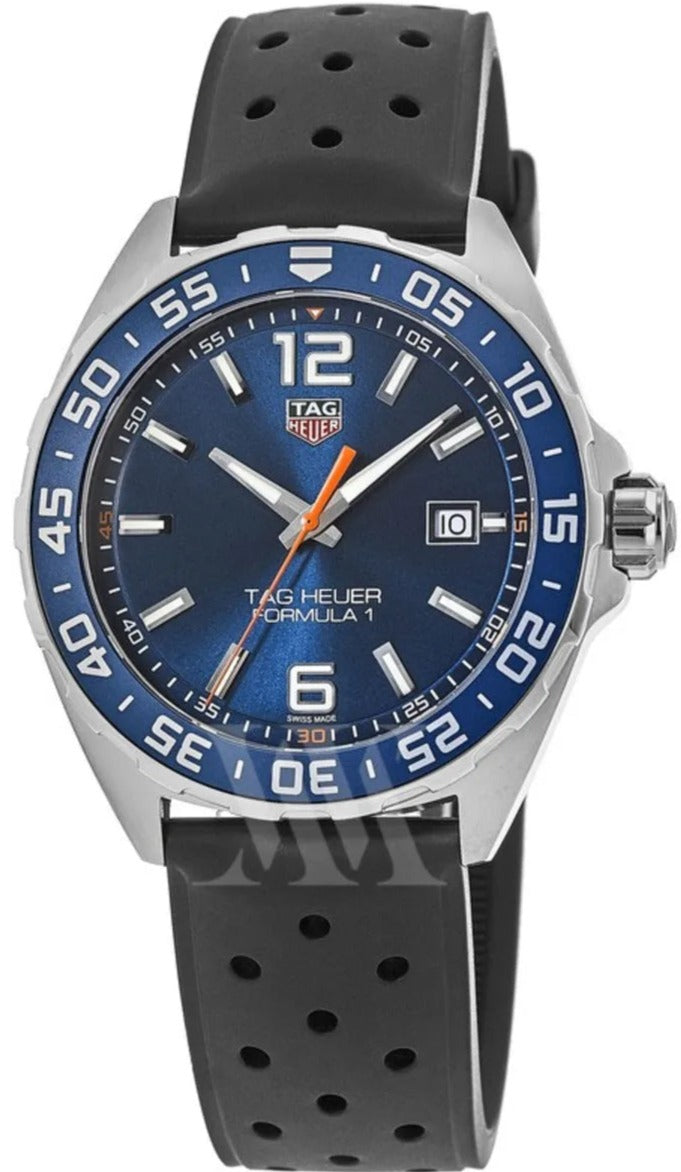  Shop Authentic Tag Heuer Formula 1 Chronograph Black Dial Black Rubber Strap Watch for Men  - WAZ1010.FT8024 - Luxxuri