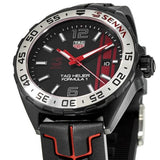  Shop Authentic Tag Heuer Formula 1 Senna Special Edition Black Dial Two Tone Rubber Strap Watch for Men - WAZ1014.FT8027 - Luxxuri