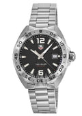  Shop Authentic Tag Heuer Formula 1 Stainless Steel 41mm Black Dial Silver Steel Strap Watch for Men - WAZ1112.BA0875 - Luxxuri
