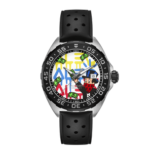  Shop Authentic Tag Heuer Formula 1 Alec Monopoly Special Edition Black Rubber Strap Watch for Men - WAZ1119.FT8023 - Luxxuri