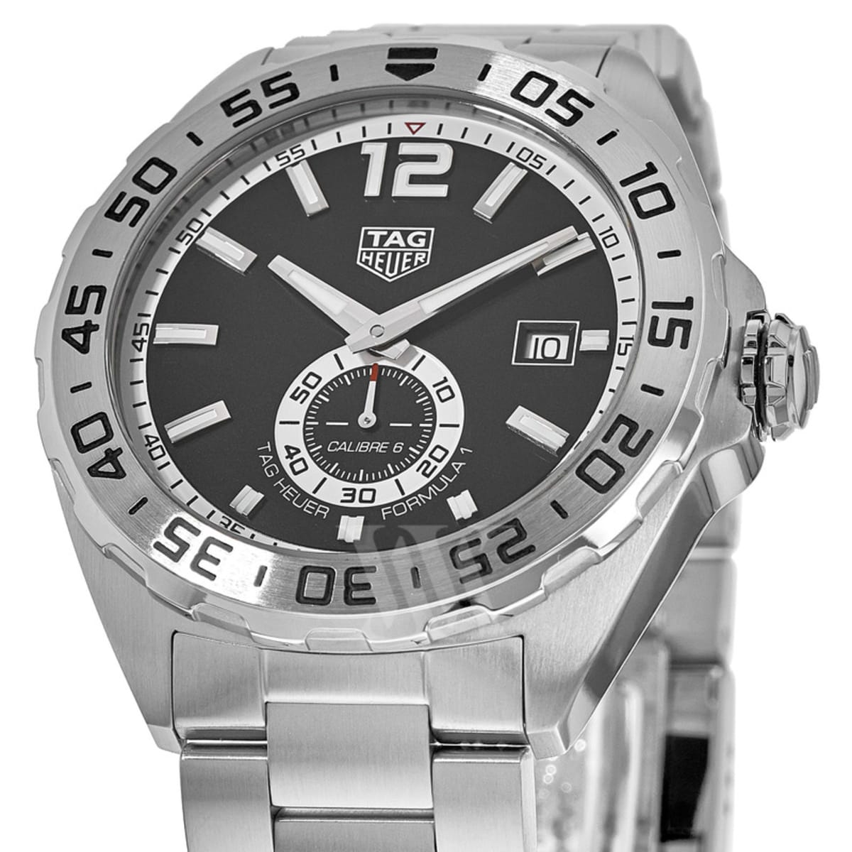  Shop Authentic Tag Heuer Formula 1 Automatic Black Dial Silver Steel Strap Watch for Men - WAZ2012.BA0842 - Luxxuri