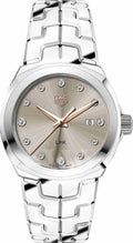  Shop Authentic Tag Heuer Link Quartz Brown Dial Silver Steel Strap Watch for Women - WBC131E.BA0649 - Luxxuri