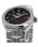  Shop Authentic Tag Heuer Link Quartz Black Dial Silver Steel Strap Watch for Women - WBC131F.BA0649 - Luxxuri