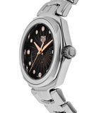  Shop Authentic Tag Heuer Link Quartz Black Dial Silver Steel Strap Watch for Women - WBC131F.BA0649 - Luxxuri