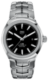  Shop Authentic Tag Heuer Link Quartz Black Dial Silver Steel Strap Watch for Women - WBC2110.BA0603 - Luxxuri