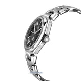  Shop Authentic Tag Heuer Link Quartz Black Dial Silver Steel Strap Watch for Women - WBC2110.BA0603 - Luxxuri