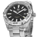  Shop Authentic Tag Heuer Aquaracer Black Dial Silver Steel Strap Watch for Men - WBD1110.BA0928 - Luxxuri