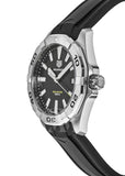  Shop Authentic Tag Heuer Aquaracer Quartz Black Dial Black Rubber Strap Watch for Men -  WBD1110.FT8021 - Luxxuri