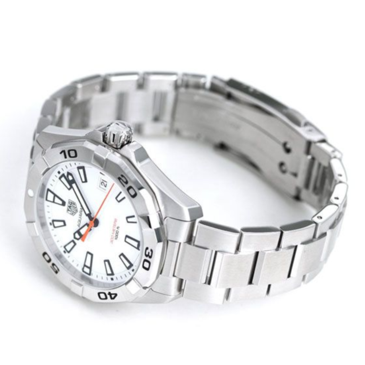  Shop Authentic Tag Heuer Aquaracer White Dial Watch for Men - WBD1111.BA0928 - Luxxuri