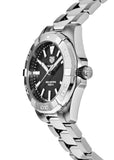  Shop Authentic Tag Heuer Aquaracer Black Dial Silver Steel Strap Watch for Women - WBD1310.BA0740 - Luxxuri