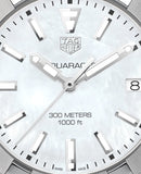  Shop Authentic Tag Heuer Aquaracer Mother of Pearl Dial Silver Steel Strap Watch for Women - WBD131A.BA0748 - Luxxuri