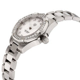  Shop Authentic Tag Heuer Aquaracer Diamonds Mother of Pearl White Dial Silver Steel Strap Watch for Women - WBD131C.BA0748 - Luxxuri