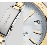  Shop Authentic Tag Heuer Aquaracer Mother of Pearl Dial Two Tone Steel Strap Watch for Women - WBD1320.BB0320 - Luxxuri