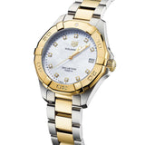  Shop Authentic Tag Heuer Aquaracer Automatic Diamonds Silver Dial Two Tone Steel Strap Watch for Women - WBD2321.BB0320 - Luxxuri