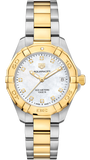  Shop Authentic Tag Heuer Aquaracer White Mother of Pearl Dial Two Tone Steel Strap Watch for Women - WBD1322.BB0320 - Luxxuri