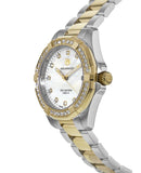  Shop Authentic Tag Heuer Aquaracer Diamonds Mother of Pearl Dial Two Tone Steel Strap Watch for Women - WBD1323.BB0320 - Luxxuri