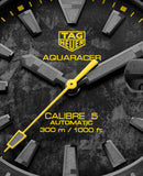  Shop Authentic Tag Heuer Aquaracer Calibre 5 Black NATO Strap Carbon Dial Watch for Men - WBD218B.FC6446 - Luxxuri