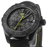  Shop Authentic Tag Heuer Aquaracer Calibre 5 Black NATO Strap Carbon Dial Watch for Men - WBD218B.FC6446 - Luxxuri