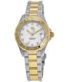  Shop Authentic Tag Heuer Aquaracer Automatic Diamonds Silver Dial Two Tone Steel Strap Watch for Women - WBD2321.BB0320 - Luxxuri