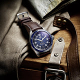  Shop Authentic Tag Heuer Autavia Calibre 5 Automatic Blue Dial Brown Leather Strap Watch for Men - WBE5116.FC8266 - Luxxuri