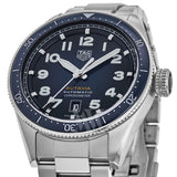  Shop Authentic Tag Heuer Autavia Automatic Blue Dial Silver Steel Strap Watch for Men - WBE5116.EB0173 - Luxxuri