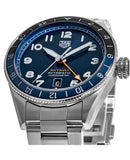  Shop Authentic Tag Heuer Autavia Cosc GMT Automatic Blue Dial Silver Steel Strap Watch for Men - WBE511A.BA0650 - Luxxuri