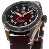  Shop Authentic Tag Heuer Autavia Calibre 5 Chinese New Year Maroon Dial Maroon Leather Strap Watch for Men - WBE5193.FC8300 - Luxxuri
