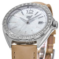  Shop Authentic Tag Heuer Formula 1 Quartz Mother of Pearl Dial Brown Leather Strap Watch for Women - WBJ131A.FC8255 - Luxxuri