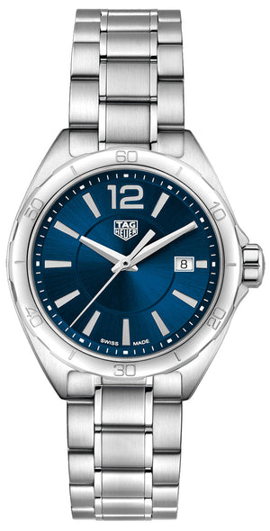  Shop Authentic Tag Heuer Formula 1 Quartz Blue Dial Silver Steel Strap Watch for Women - WBJ1412.BA0664 - Luxxuri