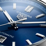  Shop Authentic Tag Heuer Carrera Date Blue Dial Silver Steel Strap Watch for Men - WBN2112.BA0639 - Luxxuri