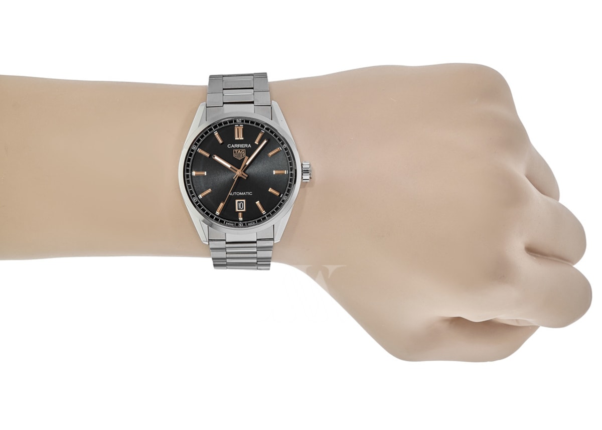  Shop Authentic Tag Heuer Carrera Black Dial Silver Steel Strap Watch for Men - WBN2113.BA0639 - Luxxuri