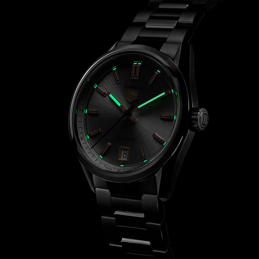  Shop Authentic Tag Heuer Carrera Date Silver Dial Silver Steel Strap Watch for Women - WBN2310.BA0001 - Luxxuri