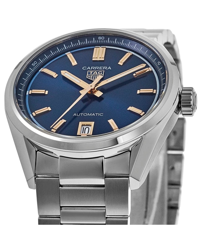  Shop Authentic Tag Heuer Carrera Date Blue Dial Silver Steel Strap Watch for Women - WBN2311.BA0001 - Luxxuri
