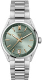  Shop Authentic Tag Heuer Carrera Date Automatic 18K Green Dial Silver Steel Strap Watch for Women - WBN2312.BA0001 - Luxxuri