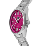  Shop Authentic Tag Heuer Carrera Date Automatic 18K Pink Dial Silver Steel Strap Watch for Women - WBN2313.BA0001 - Luxxuri
