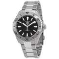 Shop Authentic Tag Heuer Aquaracer Professional 200 Quartz Black Dial Silver Steel Strap Watch for Men - WBP1110.BA0627 - Luxxuri