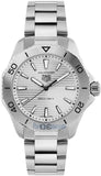  Shop Authentic Tag Heuer Aquaracer Professional 200 Quartz Silver Dial Silver Steel Strap Watch for Men - WBP1111.BA0627 - Luxxuri