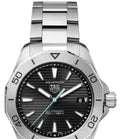  Shop Authentic Tag Heuer Aquaracer Professional 200 Solargraph Quartz Black Dial Silver Steel Strap Watch for Men - WBP1114.BA0000 - Luxxuri