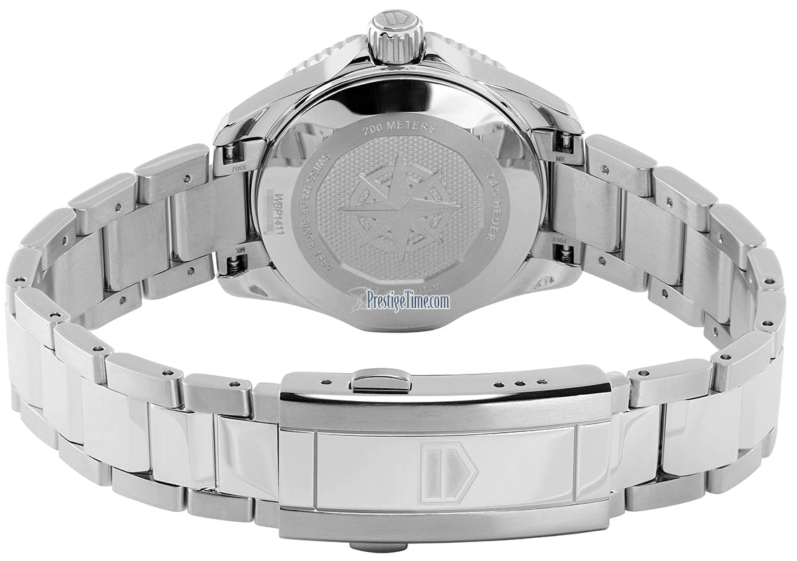  Shop Authentic Tag Heuer Aquaracer Professional 200 Quartz White Dial Silver Steel Strap Watch for Women - WBP1411.BA0622 - Luxxuri