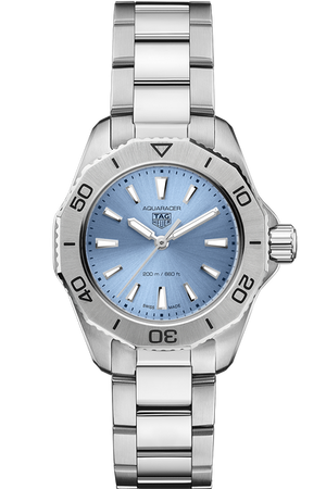  Shop Authentic Tag Heuer Aquaracer Professional 200 Quartz Blue Dial Silver Steel Strap Watch for Women - WBP1415.BA0622 - Luxxuri