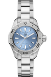  Shop Authentic Tag Heuer Aquaracer Professional 200 Quartz Blue Dial Silver Steel Strap Watch for Women - WBP1415.BA0622 - Luxxuri