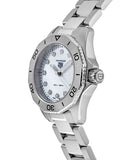  Shop Authentic Tag Heuer Aquaracer Professional 200 Quartz Diamond Mother of Pearl Dial Silver Steel Strap Watch for Women - WBP1416.BA0622 - Luxxuri
