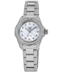  Shop Authentic Tag Heuer Aquaracer Professional 200 Quartz Diamond Mother of Pearl Dial Silver Steel Strap Watch for Women - WBP1417.BA0622 - Luxxuri
