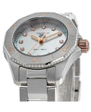  Shop Authentic Tag Heuer Aquaracer Professional 200 Quartz Diamonds White Dial Silver Steel Strap Watch for Women - WBP1450.BA0622 - Luxxuri